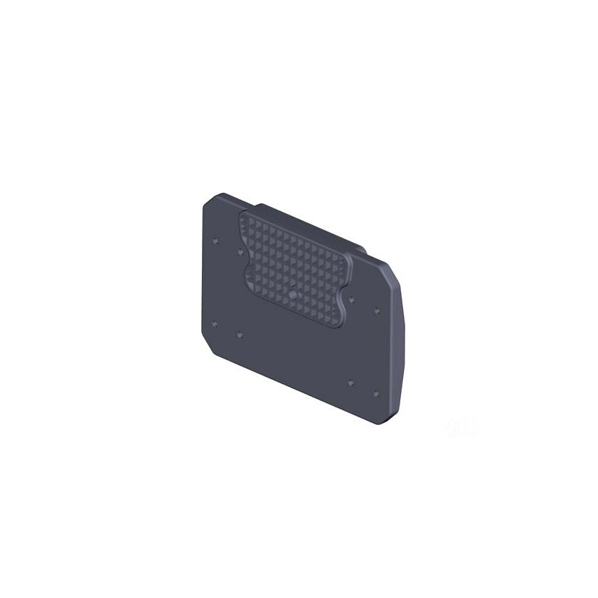 Base de plástico para soporte motor fueraborda de barco de 12V.                                                                 