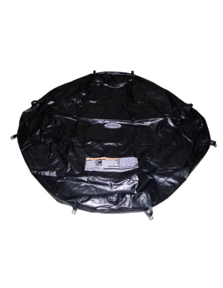Parte exterior del cobertor del Pure Spa Combo Octogonal de color negro donde se acopla el colchón inflable para proteger y evit
