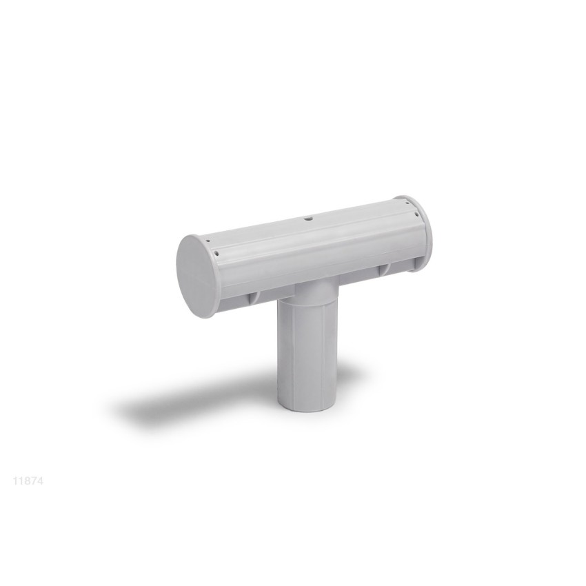 Tapa de plástico en forma de "T" para pata lateral de piscina small frame de medidas 220/260/300 de largo.