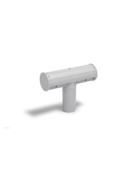 Tapa de plástico en forma de "T" para pata lateral de piscina small frame de medidas 220/260/300 de largo.