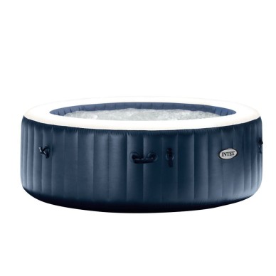 Lona do PureSpa redondo com 196cm de diâmetro, com 120 saídas de bolhas de ar, de cor cobalto, fabricado em PVC resistente.