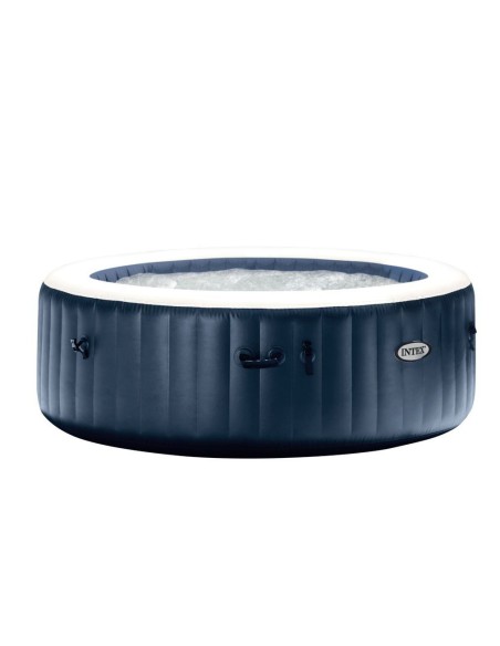Lona do PureSpa redondo com 196cm de diâmetro, com 120 saídas de bolhas de ar, de cor cobalto, fabricado em PVC resistente.