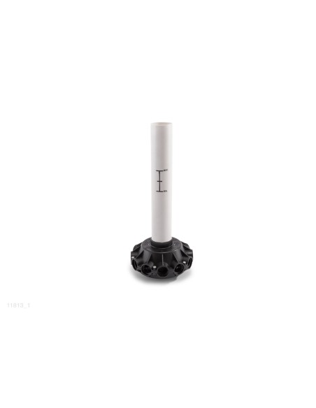 Tubo central para o tamque da bomba de areia acionado pela válvula de 6 funções.