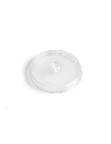 Tapa de plástico transparente para cerrar el depósito del pre-filtro en las Depuradoras y combos de arena. DIAMETRO EXTERIOR APR