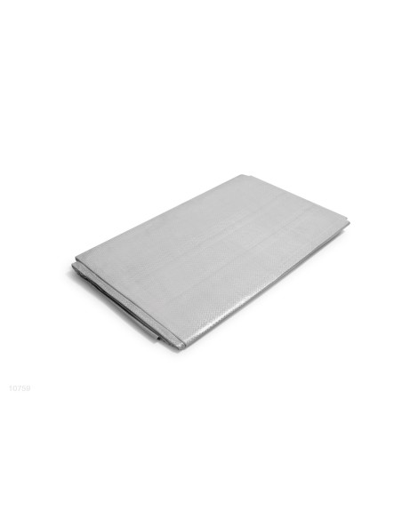 Tapete de material muito resistente que aporta uma proteção adicional ao fundo da piscina, evitando cortes e furos causados pelo