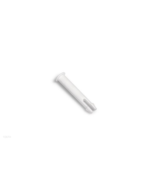 Prego plástico utilizado para unir os travessas das piscinas Small Frame aos seus correspondentes cotovelos plásticos.