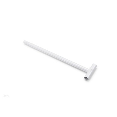 Tubo vertical com forma de "T" utilizado como reforço para o apoio da piscina Rectangular Small Frame de 450x220x84cm. Medida: 8