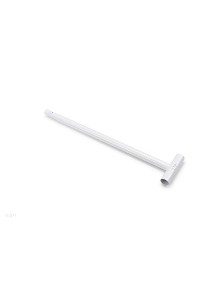 Tubo vertical com forma de "T" utilizado como reforço para o apoio da piscina Rectangular Small Frame de 450x220x84cm. Medida: 8