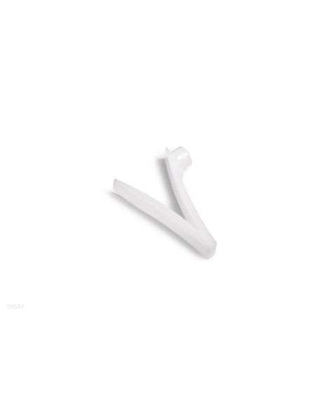 Pin en forma de V que posee un botón en una de sus extremidades para fijar los orificios pertinentes de las patas de las piscina