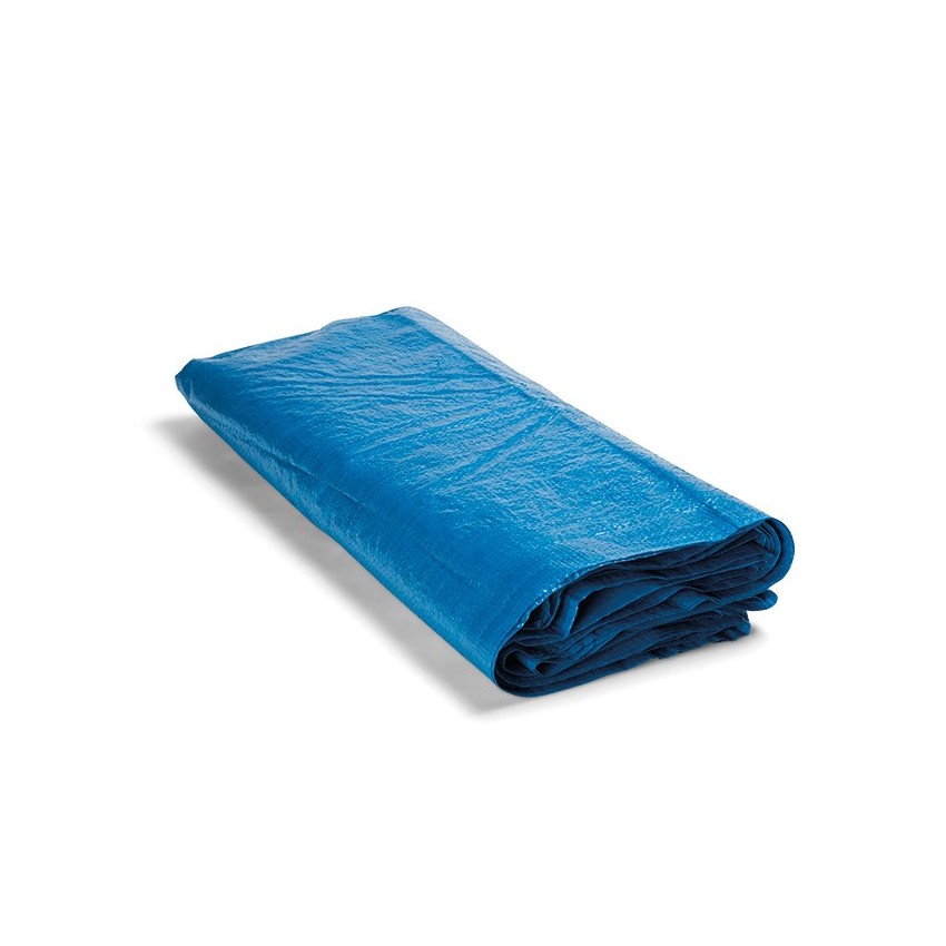 Tapete de material muito resistente que aporta uma proteção adicional ao fundo da piscina, evitando cortes e furos causados pelo