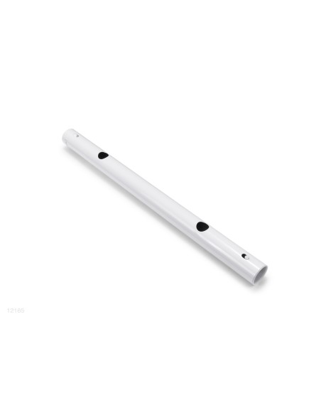 Tubo horizontal tipo "F" utilizado como moldura para formar o retângulo da piscina Intex Prisma Ultra Frame de 400x100x100 cm.