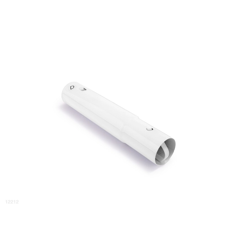 Tubo horizontal tipo "D" utilizado como moldura para formar o retângulo da piscina Intex Prisma Ultra Frame de 488x244x107 cm.