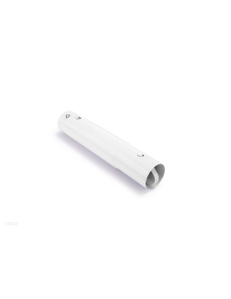 Tubo horizontal tipo "D" utilizado como moldura para formar o retângulo da piscina Intex Prisma Ultra Frame de 488x244x107 cm.