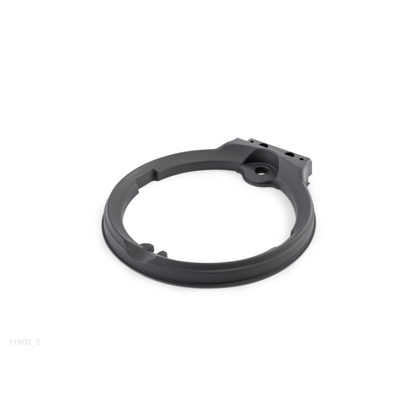Base circular de plástico en forma de aro donde se encaja el tanque de las depuradoras de arena para que se sostenga de pie.