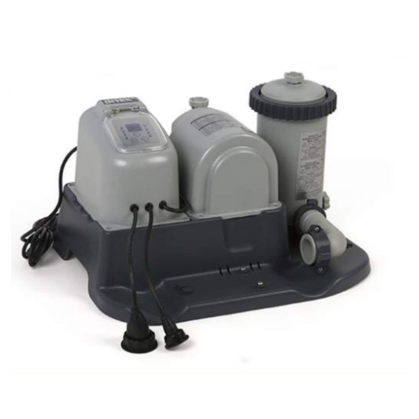 Conjunto de set de controlo, motor e filtro de cartucho para o Combo de Clorador Salino e Bomba de Cartucho da ref. 28672.