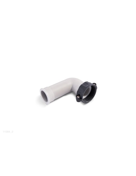 Tubo de conexão de passagem de água entre o compartimento de filtro com o alojamento de eletrodos de cobre e titânio.