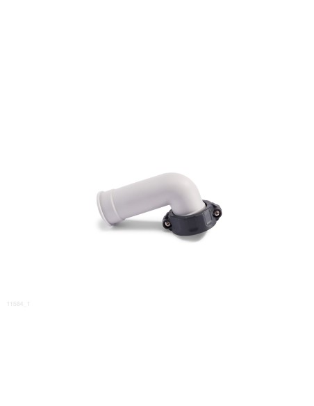 Tubo de conexão de passagem de água entre o compartimento de filtro com o alojamento de eletrodos de cobre e titânio.