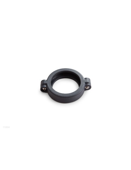 Braçadeira de metal utilizada na mangueira que leva água desde o compartimento de cartucho ao clorador salino nos combos de bomb