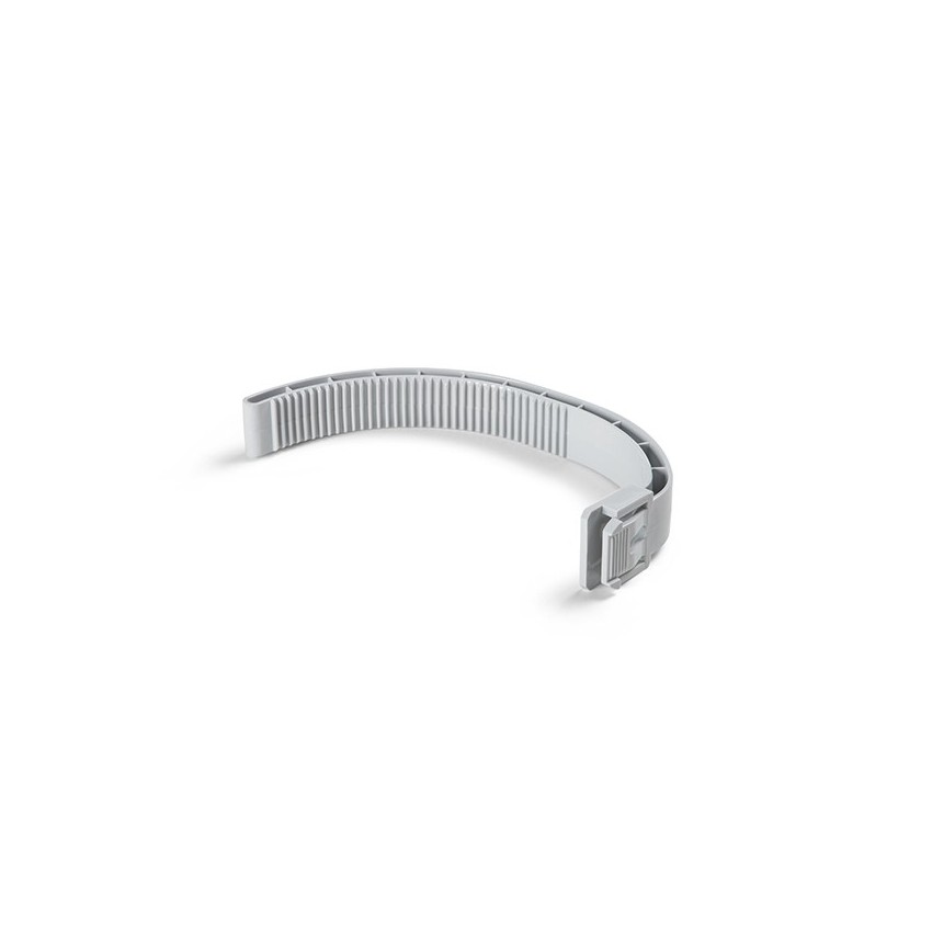 Ganho para sustentar o skimmer à borda das piscinas Easy Set e Oval Frame. Deve ser acoplado à haste sustentadora do skimmer.