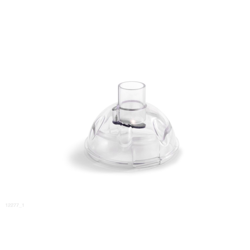 Tampa para corpo de vazio que se utiliza onde se adaptam os cabeçais para realizar a limpeza no aspirador recarregável da marca