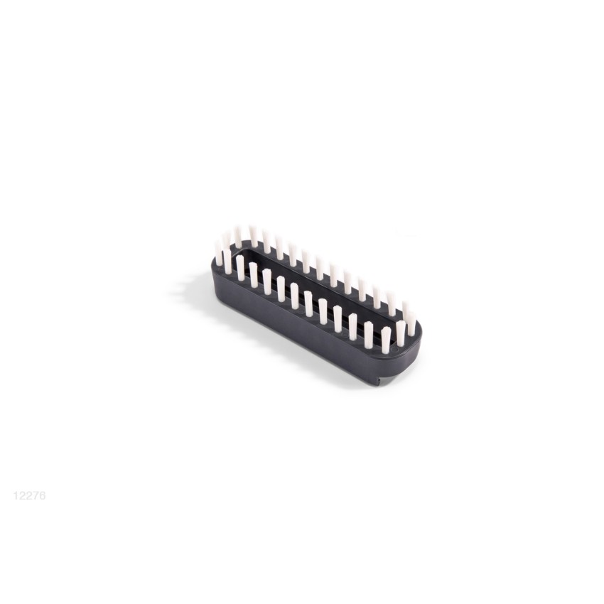 Escova pequena para a limpeza de lonas que se conecta ao bocal de aspiração do aspirador recarregável da marca Intex.