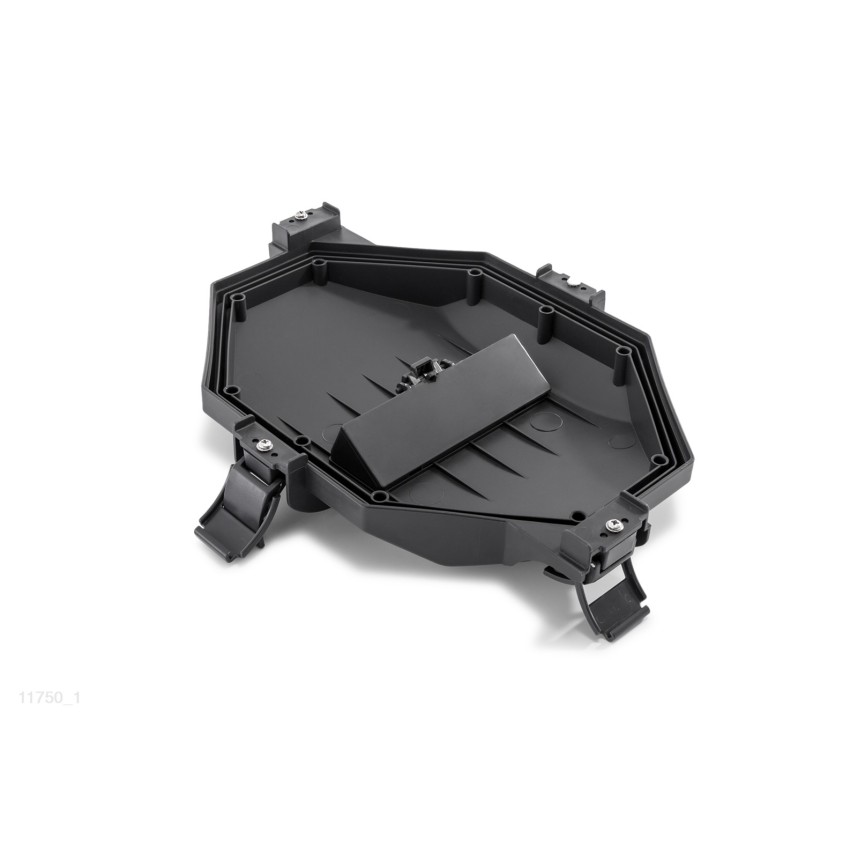 Tampa base de plástico para o limpa-fundos automático.