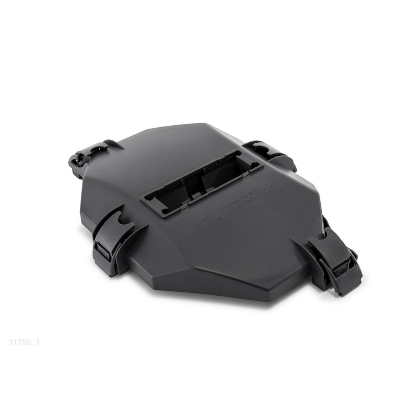 Tampa base de plástico para o limpa-fundos automático.