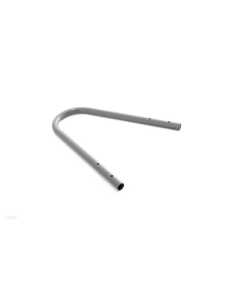 Barra superior em forma de "U" para apoio que deve ser utilizada nas escadas de degraus desmontáveis Deluxe de 107cm de altura.