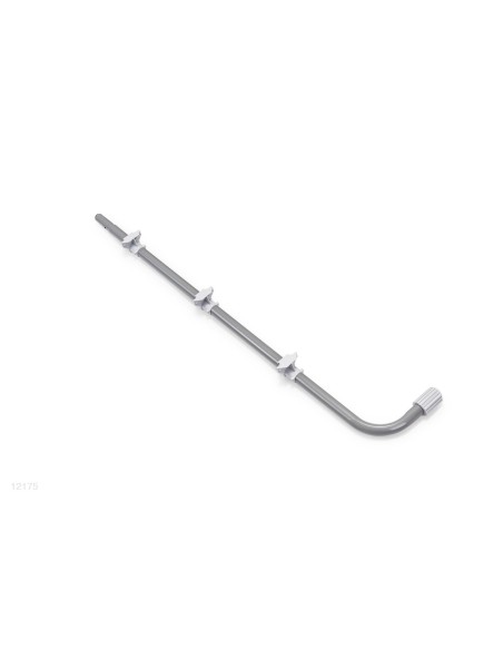Barra inferior tipo "A1" que forma um dos pés da escada de degraus desmontáveis de 107cm de altura.