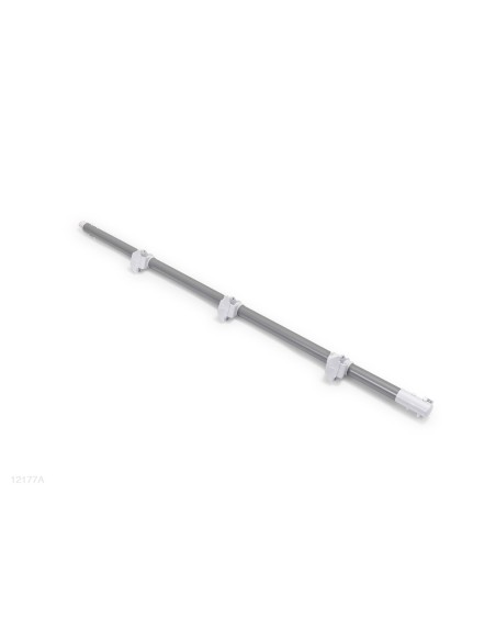 Barra superior tipo "A2" que forma uno de los pies de la escalera de peldaños desmontables de 107cm de altura.