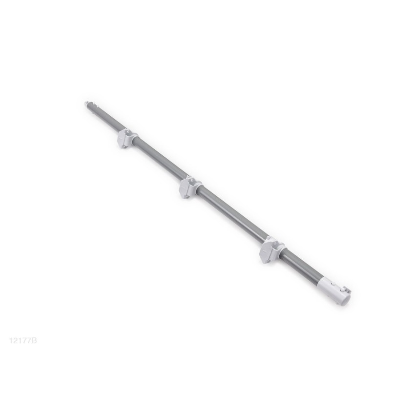 Barra superior tipo "B2" que forma um dos apoios da escada de degraus desmontáveis de 107cm de altura.