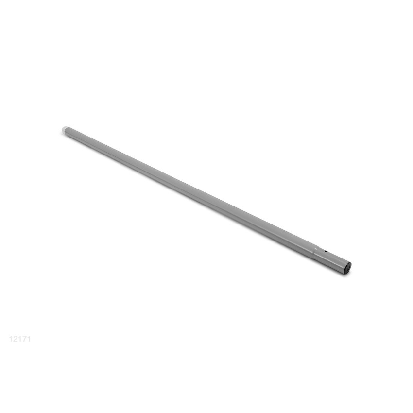 Barra lateral tipo "C" que forma uno de los pies de la escalera de peldaños desmontables de 107cm de altura.