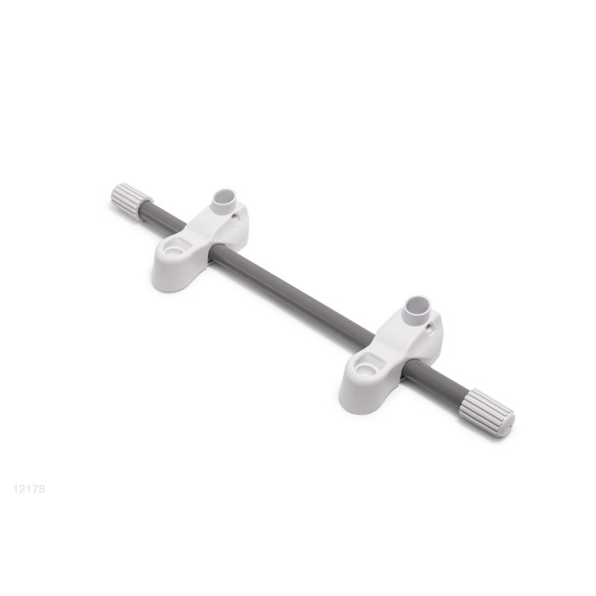 Base de plástico para os pés da escada Deluxe de degraus desmontáveis de 107 cm de altura.