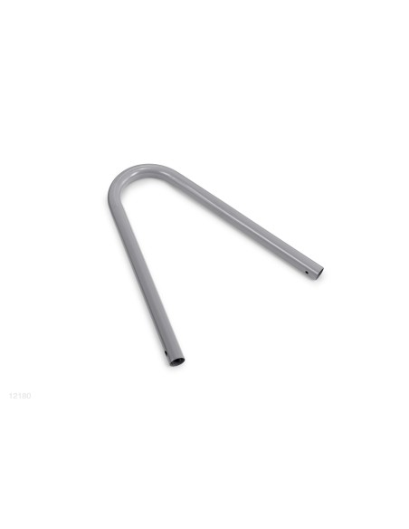 Barra superior em forma de "U" para apoio que deve ser utilizada nas escadas de degraus desmontáveis Deluxe de 122 e 132 cm de a