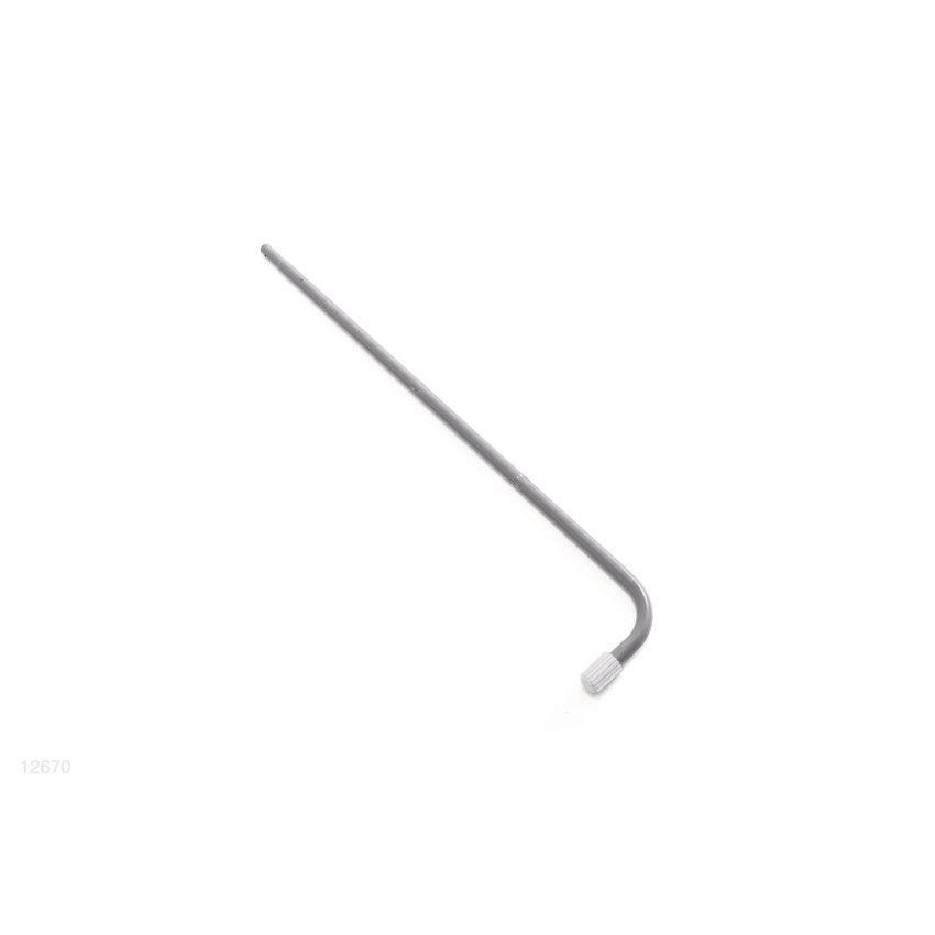 12670A-BARRA INFERIOR "J"(A) ESCALERA 122CM GRIS SEGURIDAD S