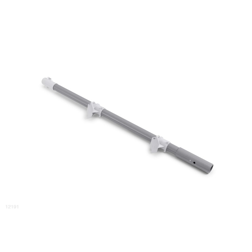 Barra superior tipo "A e B" que forma um dos pés da escada de degraus desmontáveis de 132cm de altura.