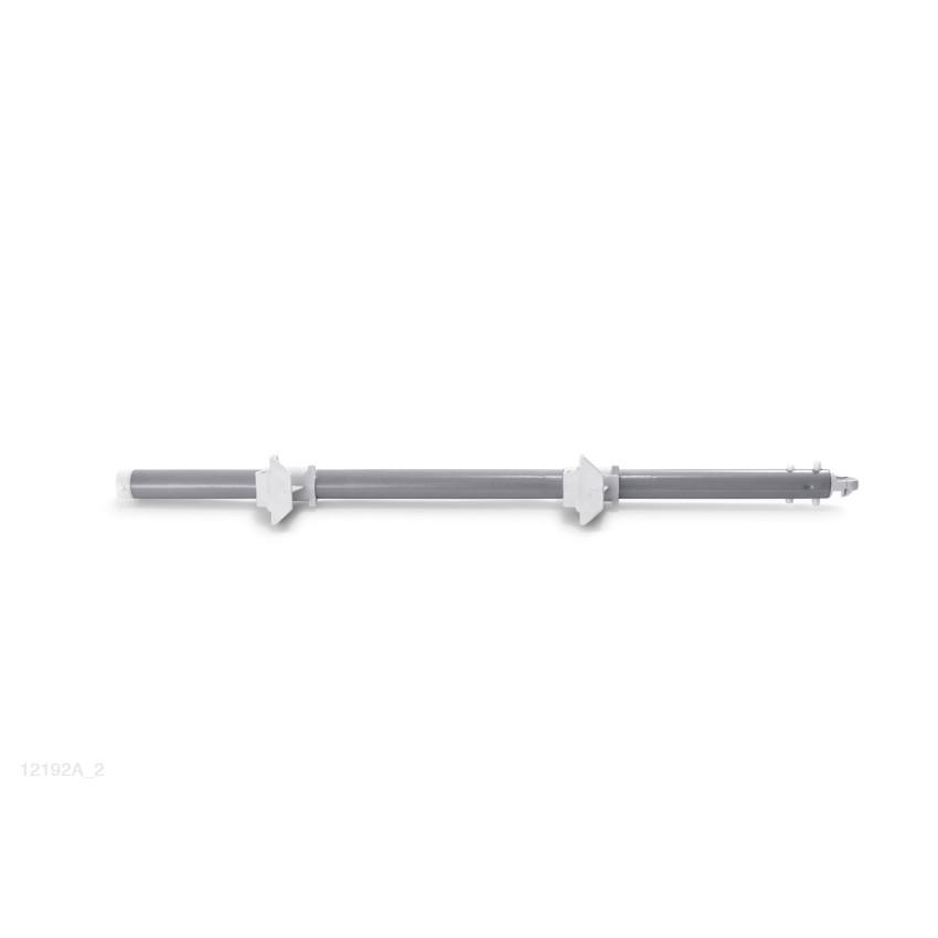 Barra inferior tipo "A" que forma uno de los pies de la escalera de peldaños desmontables de 132cm de altura.