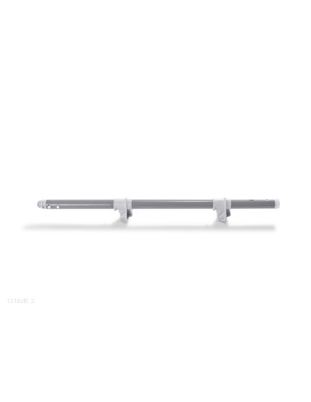Barra inferior tipo "B" que forma uno de los pies de la escalera de peldaños desmontables de 132cm de altura.