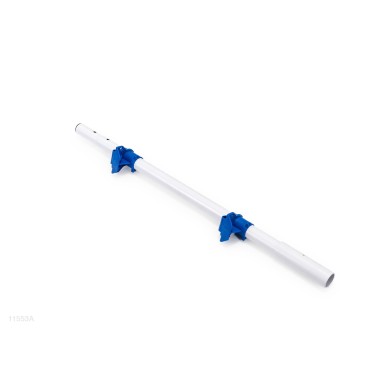 Barra lateral superior tipo "A" que forma um dos apoios da escada de 122cm de altura.