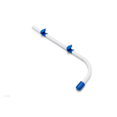 Barra lateral inferior tipo "B" que forma uma das patas da escada de 122cm de altura.