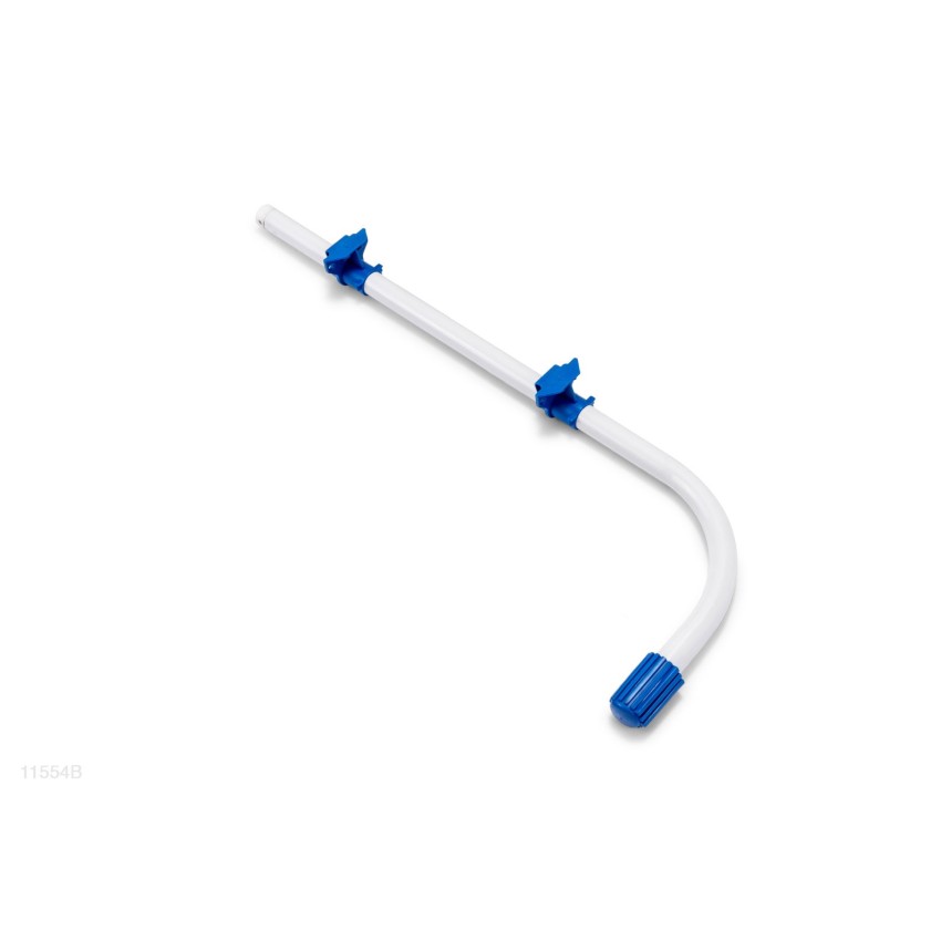 Barra lateral inferior tipo "B" que forma uma das patas da escada de 122cm de altura.