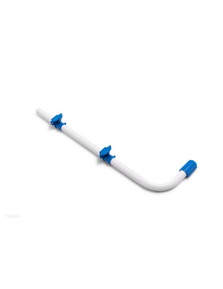 Barra inferior tipo "A" que forma um dos apoios da escada de 132cm de altura.