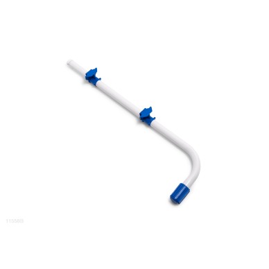 Barra inferior tipo "B" que forma um dos apoios da escada de 132cm de altura.