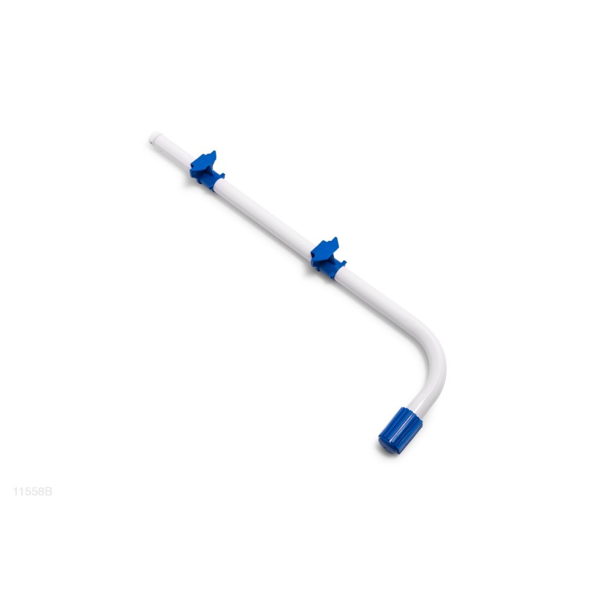 Barra inferior tipo "B" que forma um dos apoios da escada de 132cm de altura.