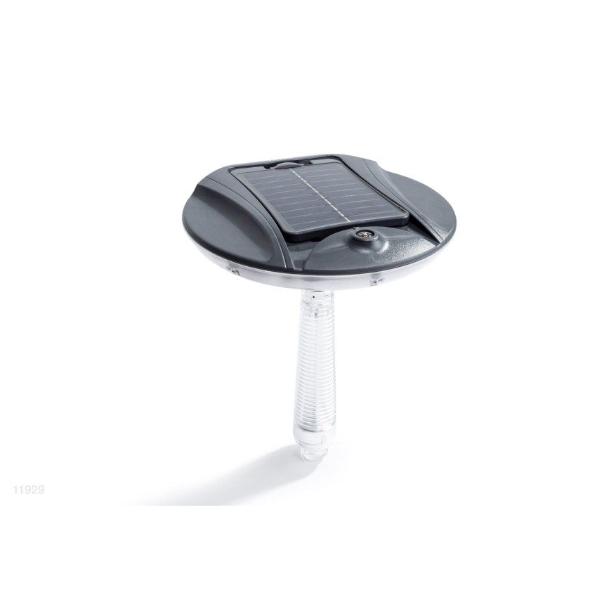 Suporte superior de plástico que inclui a luz LED para a luminária LED solar da marca Intex.