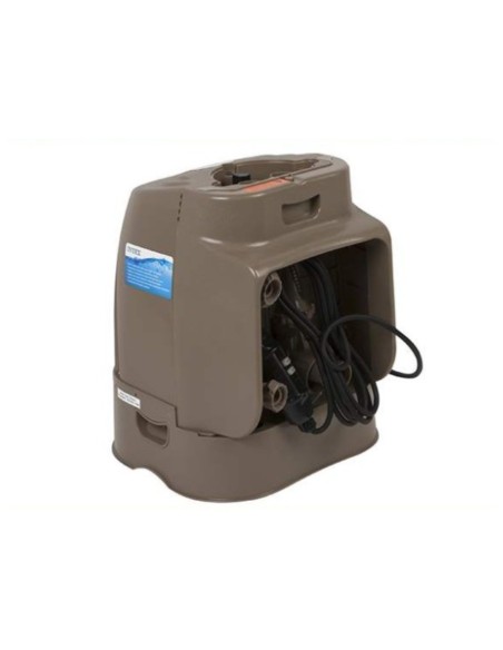 Estación de control que contiene el motor, bomba de filtrado, sistema antical para Pure Spa Bubbles de forma redonda u octogonal