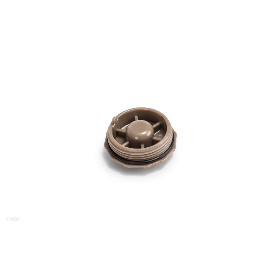 Válvula de esvaziar para Pure Spa Bubbles de cor bege.