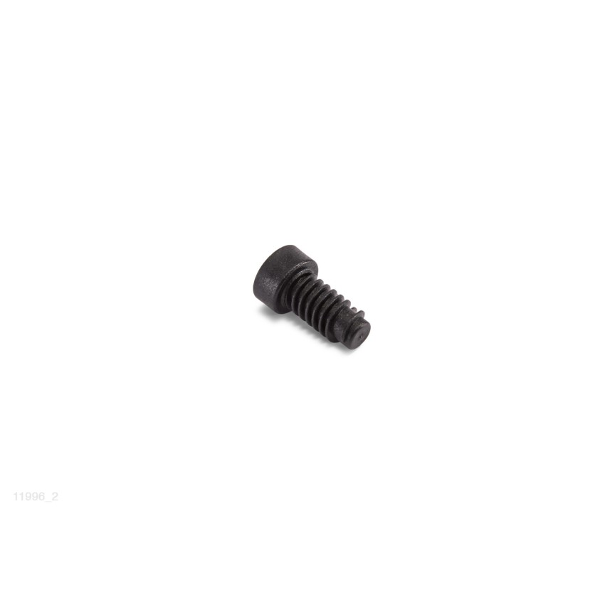Tornillo de plástico para fijación del panel a la estación de control del Pure Spa Combo, de color negro.