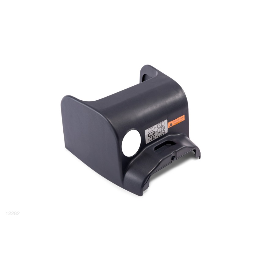 Tampa de plástico, de cor cobalto, para base de controlo do PureSpa para piscina de Intex, para proteger os tubos e componentes.