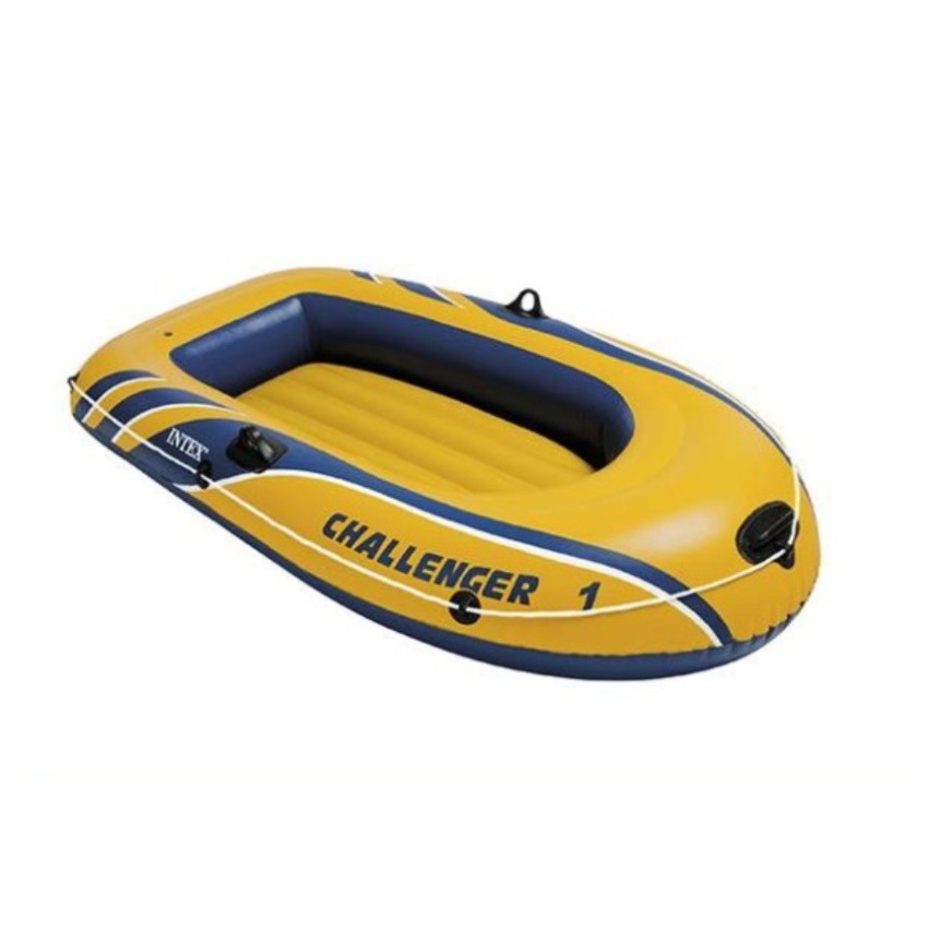 Cuerpo de barco hinchable Intex modelo Challenger 1. Incluye: asa sólida en proa. Fabricado en vinilo resistente, las medidas so